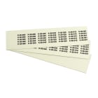 GRAFOPLAST - Targhetta in PVC non adesiva Fluorescente 30x7 mm - 770 pezzi. Tessera adatta a tutti i tipi di siglatura a seconda del supporto scelto: tubetti fascettabili, binari, porta targhette e porta targhette per pulsanti.