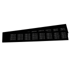 GRAFOPLAST - Targhetta in PVC non adesiva Nero 27x8 mm - confezione da 440 pezzi.  Tessera adatta a tutti i tipi di siglatura a seconda del supporto scelto: tubetti fascettabili, binari, portatarghette e porta targhette per pulsanti.
