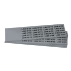 GRAFOPLAST - Targhetta in PVC non adesiva Metal 35x9 mm - confezione da 540 pezzi. Tessera adatta a tutti i tipi di siglatura a seconda del supporto scelto: tubetti fascettabili, binari, portatarghette e porta targhette per pulsanti.