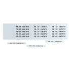 GRAFOPLAST - Targhetta in PVC non adesiva Bianco 67x9 mm - 330pezzi