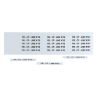 GRAFOPLAST - Targhetta in PVC non adesiva Bianco 67x9 mm - 330pezzi. Tessera adatta a tutti i tipi di siglatura a seconda del supporto scelto: tubetti fascettabili, binari, porta targhette eporta targhette per pulsanti.