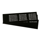 GRAFOPLAST - Targhetta in PVC Nero 67x10 mm - 270 pezzi.  Tessera adatta a tutti i tipi di siglatura a seconda del supporto scelto: tubetti fascettabili, binari, porta targhette e porta targhette per pulsanti.