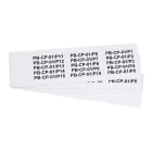 GRAFOPLAST - Targhetta in PVC Bianco 67x10 mm - 270 pezzi
