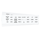 GRAFOPLAST - Targhetta in PVC bianco 27x15 mm per portatarghette confezione master carton da 1056 pezzi