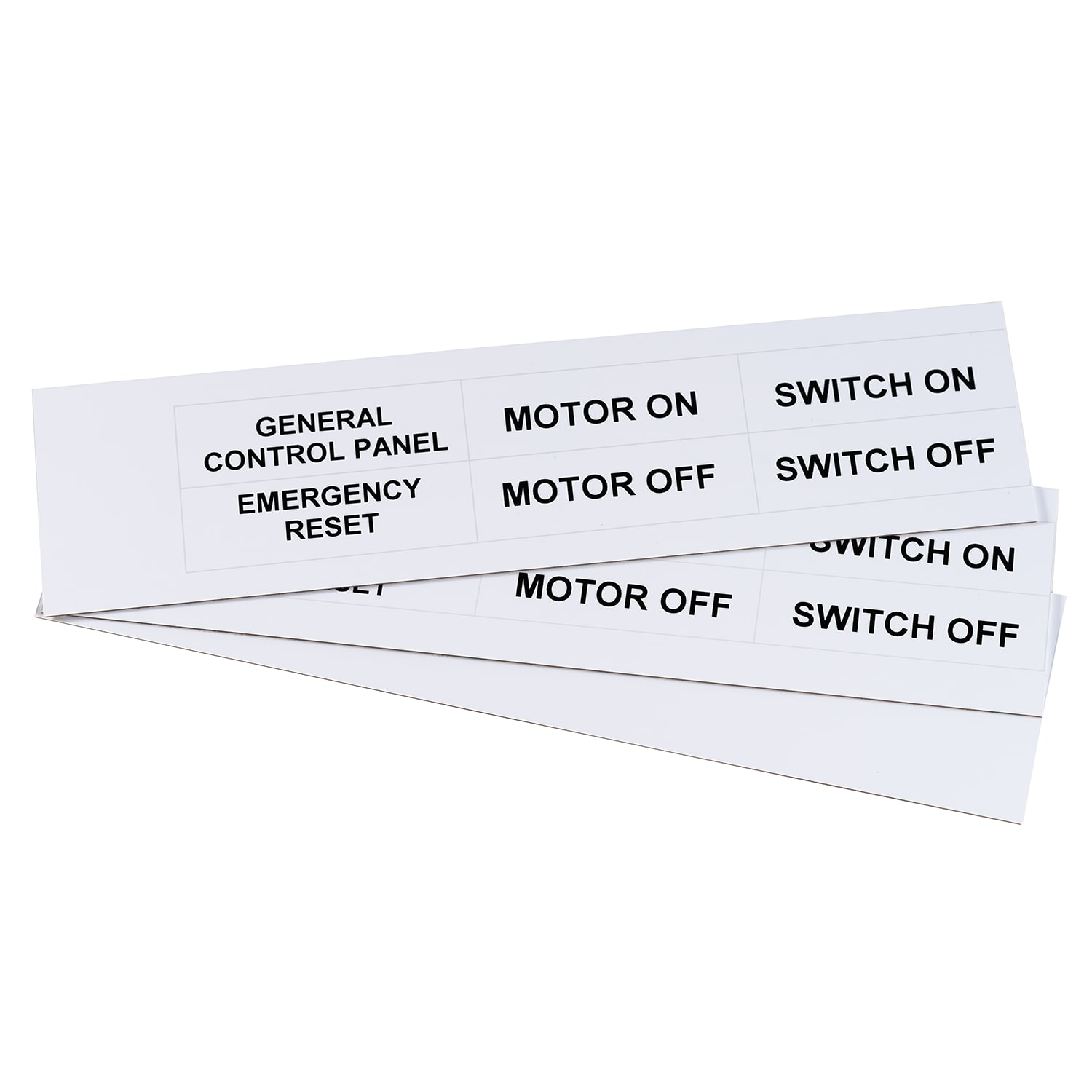 GRAFOPLAST - Targhetta in PVC non adesiva Bianco 67x20 mm - 132 pezzi