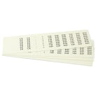 GRAFOPLAST - Targhetta in PVC adesiva Fluorescente 20x7 mm - 1260 pz