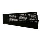 GRAFOPLAST - Targhetta in PVC adesiva Nero 67x10 mm - 270 pezzi. Si applica ovunque, interno ed esterno quadro grazie all'adesivo posto sul retro