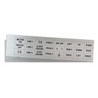 GRAFOPLAST - Targhetta in PVC adesiva Metal 27x15mm - 264 pezzi
