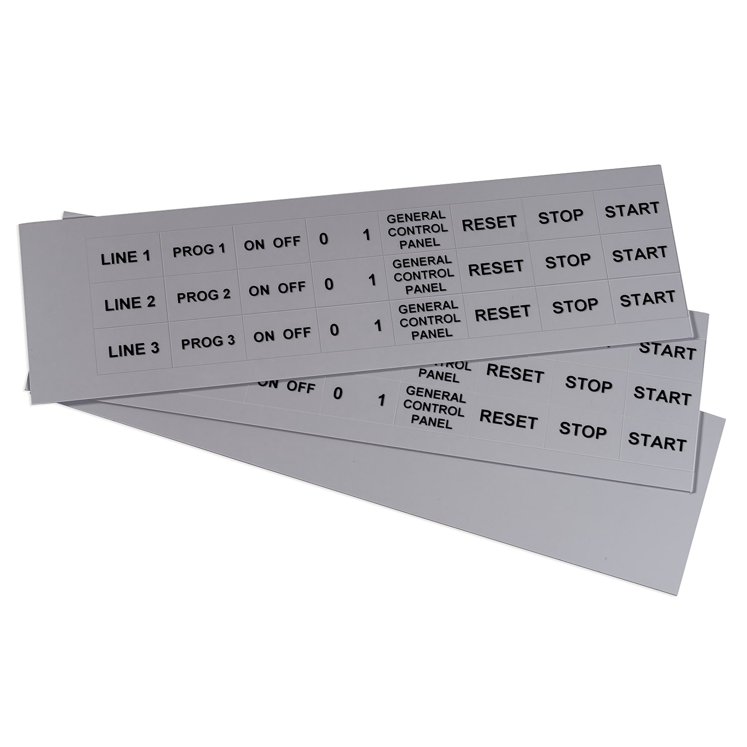 GRAFOPLAST - Targhetta in PVC adesiva Metal 27x18mm - 288 pezzi