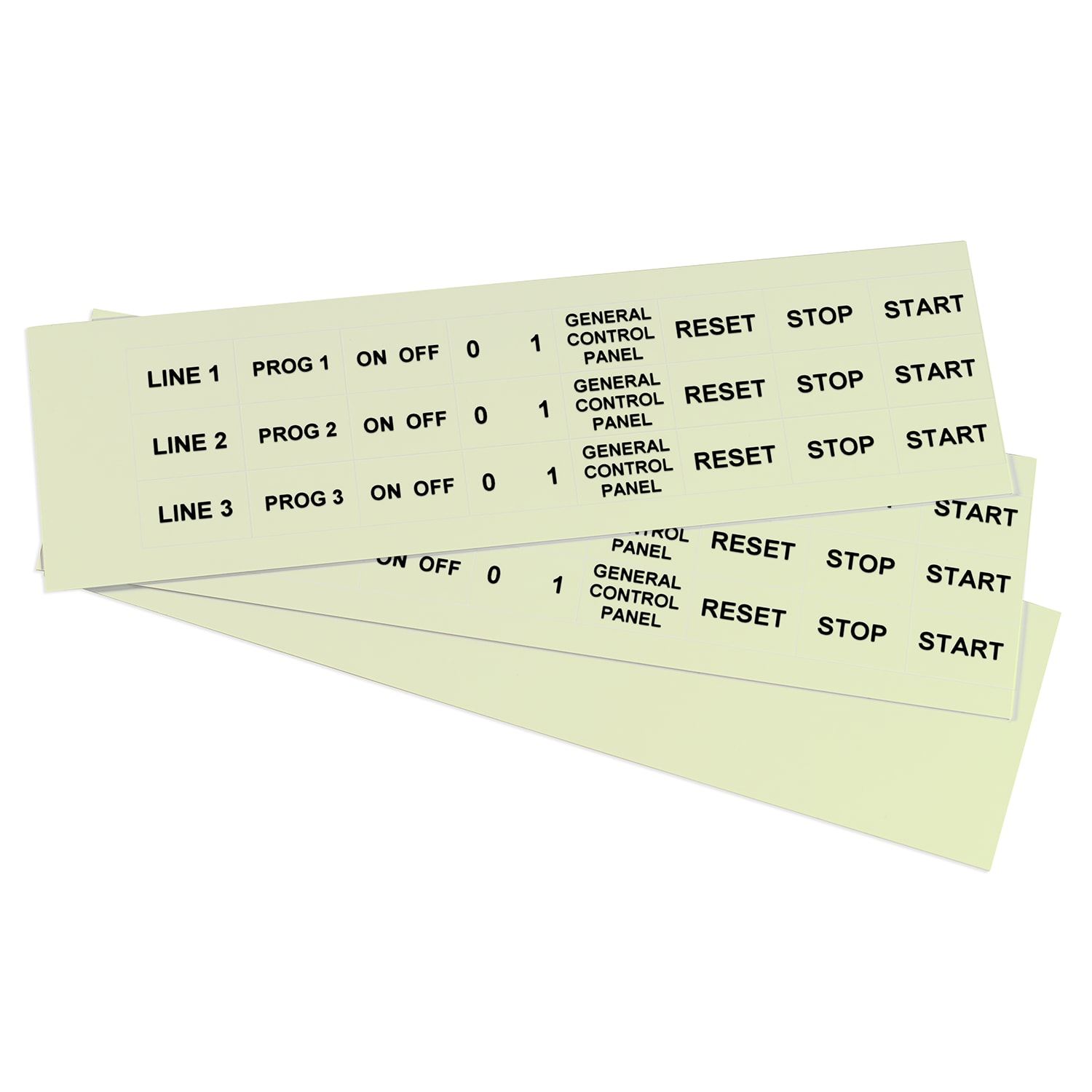 GRAFOPLAST - Targhetta in PVC adesiva Fluorescente 27x18mm - 288 pezzi.  Si applica ovunque, interno ed esterno quadro grazie all'adesivo posto sul retro