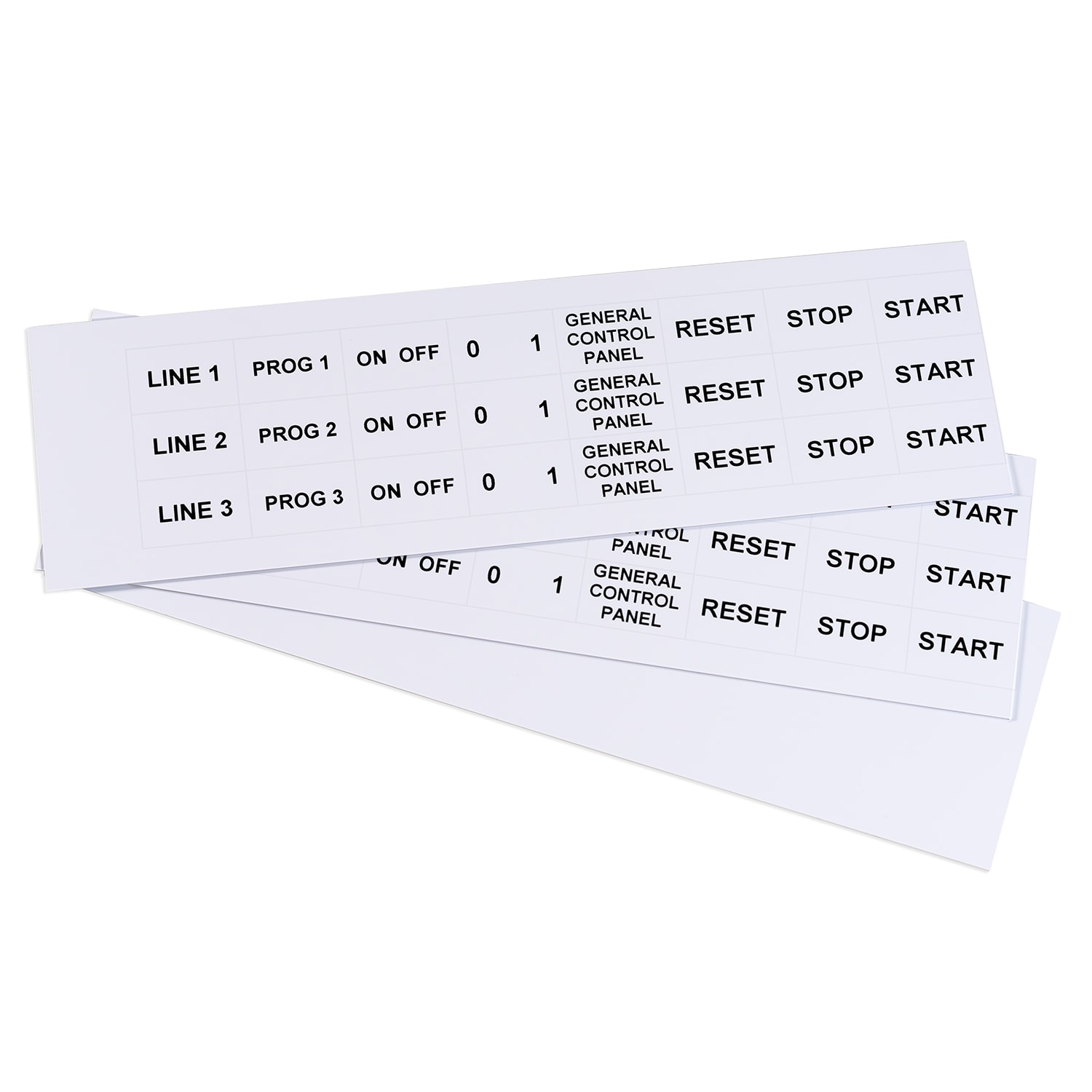 GRAFOPLAST - Targhetta in PVC adesiva Bianco 27x18mm - 288 pezzi. Si applica ovunque, interno ed esterno quadro grazie all'adesivo posto sul retro