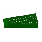 GRAFOPLAST - Targhetta in PVC adesiva Verde 17x20mm - 528 pezzi. Si applica ovunque, interno ed esterno quadro grazie all'adesivo posto sul retro