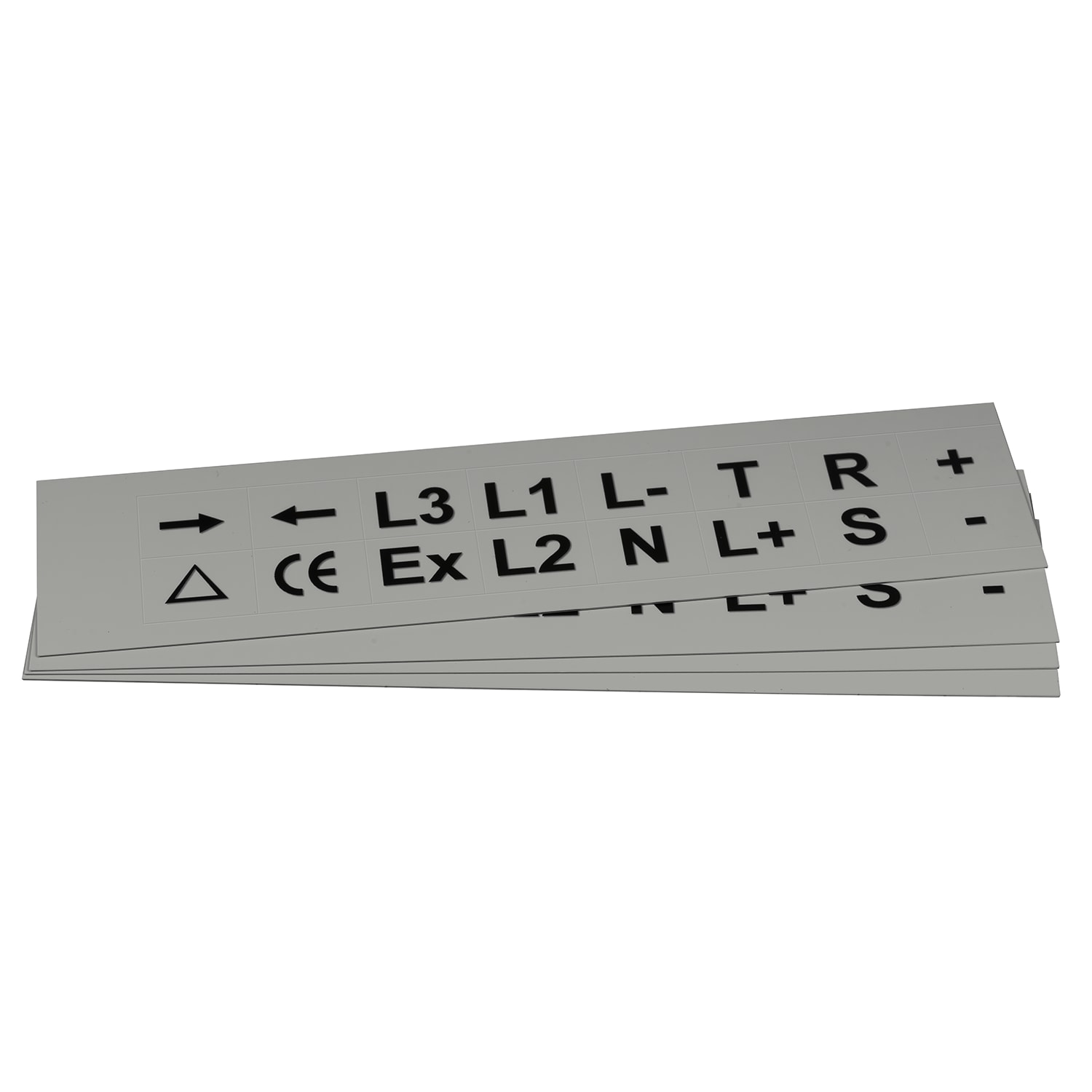 GRAFOPLAST - Targhetta in PVC adesiva Metal 27x27mm - 288 pezzi. Si applica ovunque, interno ed esterno quadro grazie all'adesivo posto sul retro