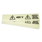 GRAFOPLAST - Targa Quadro in PVC adesiva Fluo 100x60 mm - 22 pezzi. La targa si applica direttamente ed in sicurezza tramite il suo biadesivo che ha un'elevata adesione, permettendo di identificare con estrema semplicitè e rapiditè i quadri di distribuzione.