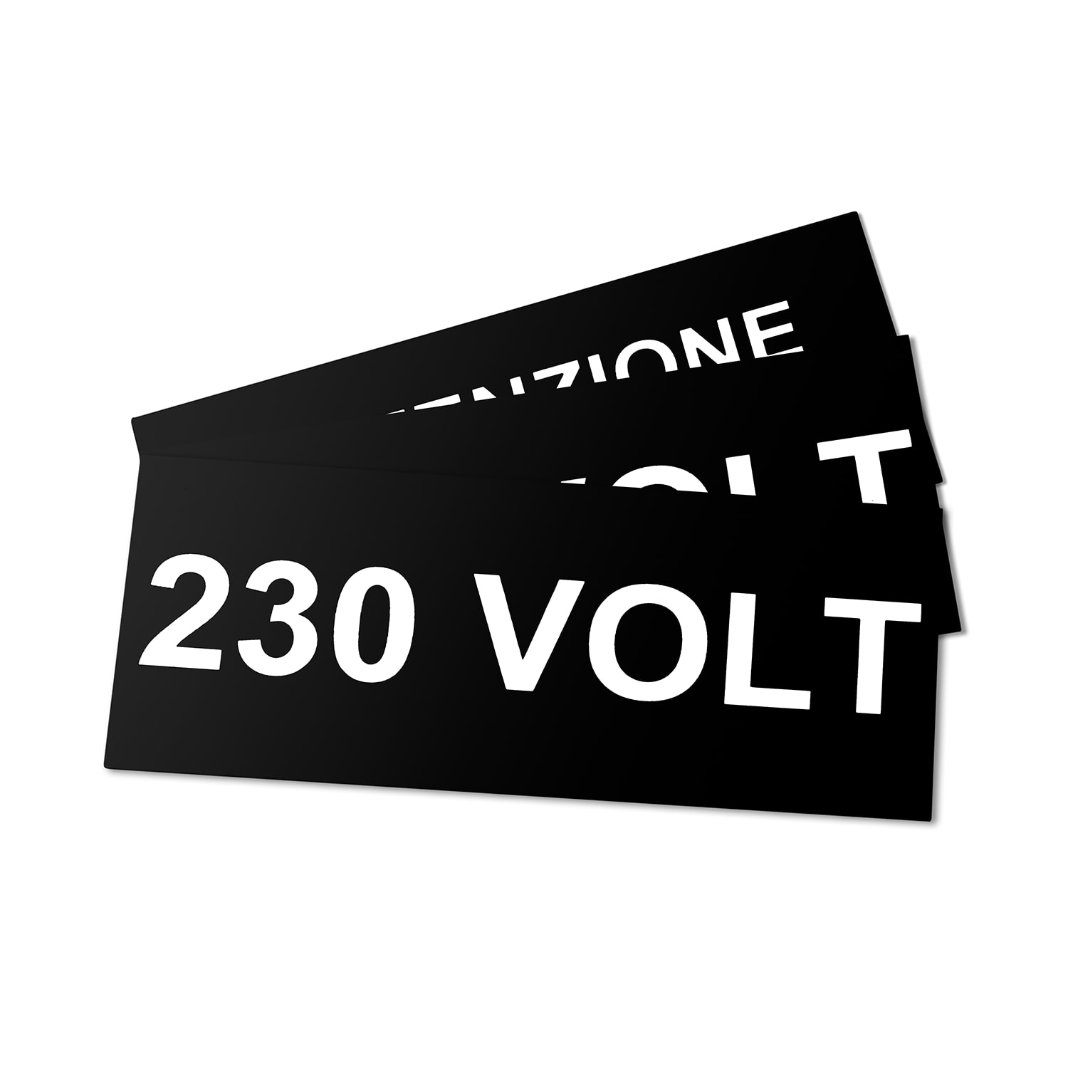 GRAFOPLAST - Targa Quadro in PVC adesiva Nero 145x60 mm - 15 pezzi. La targa si applica direttamente ed in sicurezza tramite il suo biadesivo che ha un'elevata adesione, permettendo di identificare con estrema semplicitè e rapiditè i quadri di distribuzione.