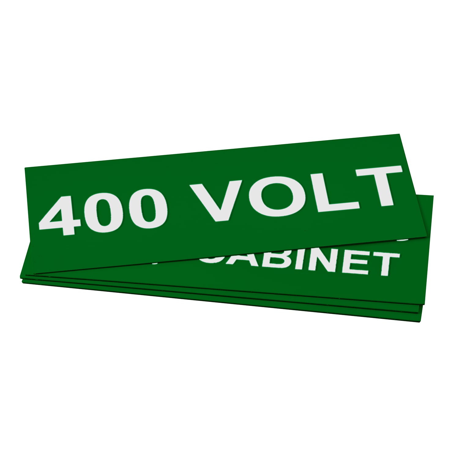 GRAFOPLAST - Targa Quadro in PVC adesiva Verde 150x60 mm - 15 pezzi. La targa si applica direttamente ed in sicurezza tramite il suo biadesivo che ha un'elevata adesione, permettendo di identificare con estrema semplicitè e rapiditè i quadri di distribuzione.