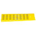 GRAFOPLAST - Tessera Cavi FLAT in PVC Giallo 18x4 mm - confezione da 2880 pezzi. Usata con l'apposito tubetto serie 500. la sagomatura è stata progettata per rendere estremamente facile l'inserimento nel tubetto