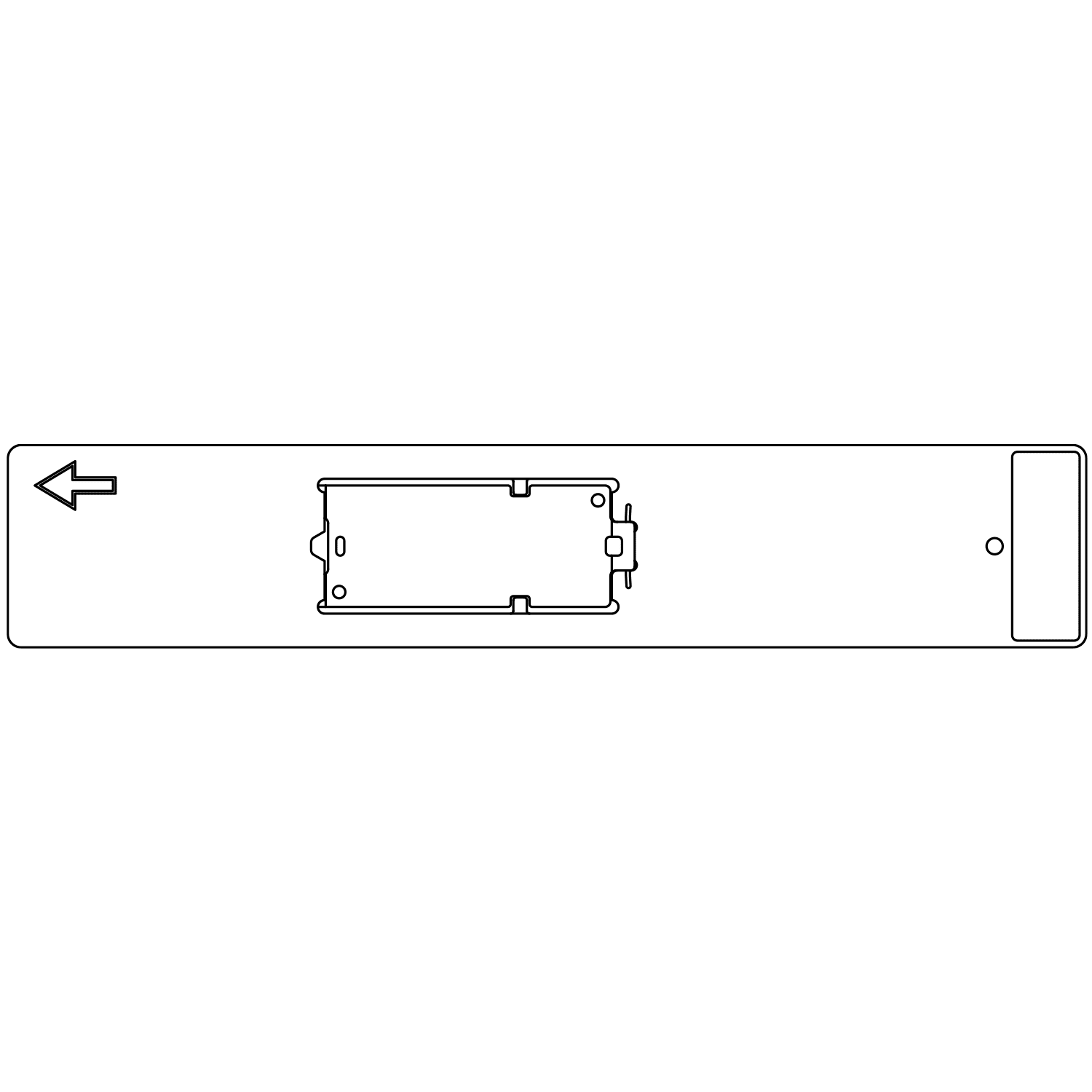 GRAFOPLAST - Piastra per EVOMAX per stampare tessere da 30 mm - Inserimento singolo - 1 pezzo. Accessorio per stampante EVOMAX