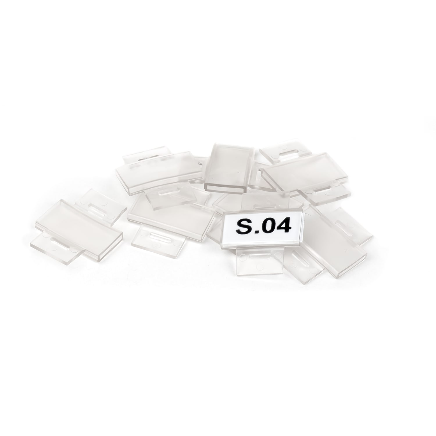 GRAFOPLAST - Tubetto in PVC Trasparente Serie 200 per Fascetta 20 x 9 mm confezione da 240 pezzi