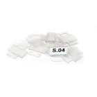 GRAFOPLAST - Tubetto in PVC Trasparente Serie 200 per Cinturino 20 x 9 mm confezione da 240 pezzi