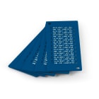 GRAFOPLAST - Tessera rigida per cavi Metal Detectable 30x4 mm - 600 pezzi. La tessera si applica con facilitè nei tubetti per identificare i singoli cavi. Stampabile con sistema a trasferimento termico EVOMAX