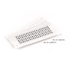 GRAFOPLAST - Tessera rigida per Cavi LUX Bianco 30x4 mm - confezione master carton da 2000 pezzi