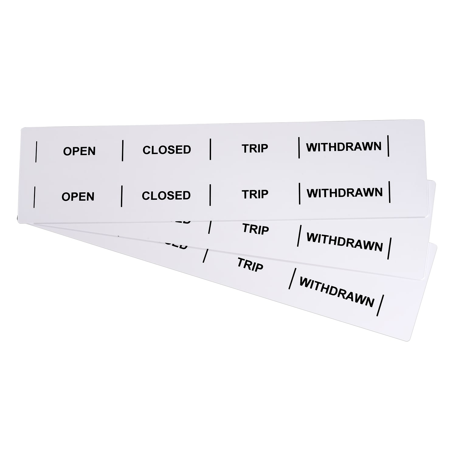 GRAFOPLAST - Striscia Modulare Non Adesiva in PVC  215x15 mm Bianco -  confezione da 40 pezzi SI2K15215W