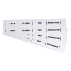 GRAFOPLAST - Striscia Modulare Non Adesiva in PVC 215x15 mm Bianco - confezione da 40 pezzi SI2K15215W