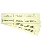 GRAFOPLAST - Striscia Modulare Non Adesiva in PVC 215x20 mm Fluorescente - confezione da 40 pezzi