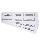 GRAFOPLAST - Striscia Modulare Non Adesiva in PVC 215x20 mm Bianco - confezione da 40 pezzi