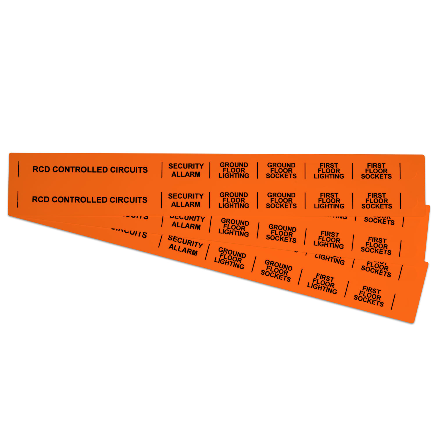 GRAFOPLAST - Striscia Modulare Non Adesiva in PVC  430x20 mm Arancione -  confezione da 40 pezzi