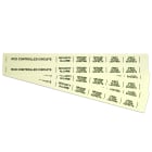 GRAFOPLAST - Striscia Modulare Non Adesiva in PVC 430x20 mm Fluorescente - confezione da 40 pezzi