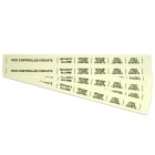 GRAFOPLAST - Striscia Modulare Non Adesiva in PVC 430x20 mm Fluorescente - confezione da 40 pezzi