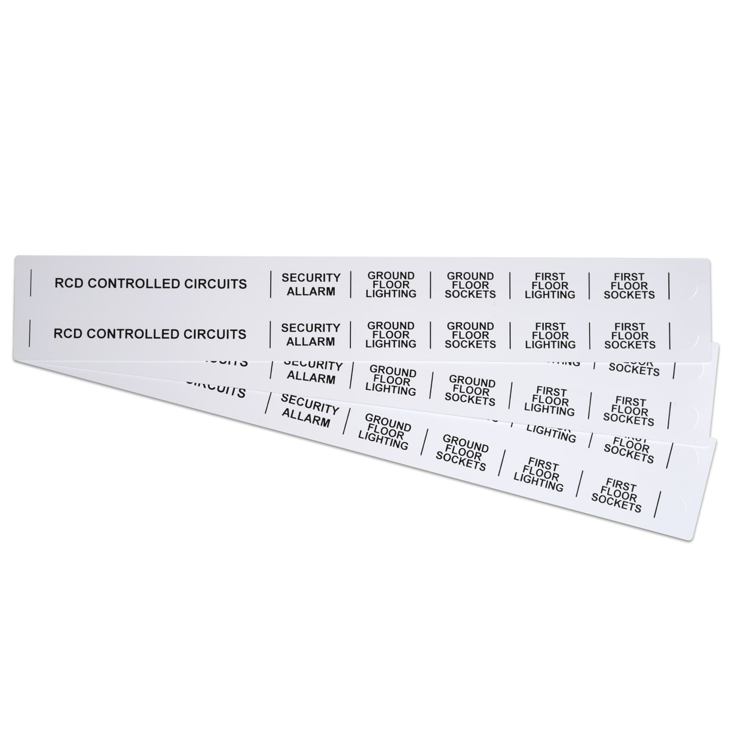 GRAFOPLAST - Striscia Modulare Non Adesiva in PVC 430x20 mm Bianco - confezione da 40 pezzi