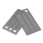 GRAFOPLAST - Tessera Morsetti per Weidmuller Grigio 10x5 mm - confezione da 1056 pezzi. La tessera per morsetto serie AF si applica con velocitè e semplicitè con innesto diretto. Stampabilecon sistema a trasferimento termico EVOMAX, caricatore automatico