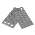 GRAFOPLAST - Tessera Morsetti per Weidmuller Grigio 10x5 mm - confezione master carton da 4800 pezzi