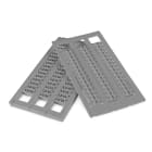 GRAFOPLAST - Tessera Morsetti per WAGO TOP-JOB Grigio 10x5 mm - confezione da 990 pezzi. La tessera per morsetto serie AF si applica con velocitè e semplicitè con innesto diretto. Stampabilecon sistema a trasferimento termico EVOMAX, caricatore automatico