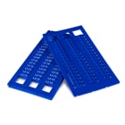 GRAFOPLAST - Tessera Morsetti per WAGO TOP JOB Blu 10x5 mm - confezione master carton da 4500 pezzi