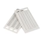 GRAFOPLAST - Tessera Morsetti per Entrelec Bianco LUX 12x5 mm - confezione da 990 pezzi