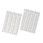 GRAFOPLAST - Tessera a Striscia per Morsetti Weidmuller 7 x 4 mm - 4400 pezzi