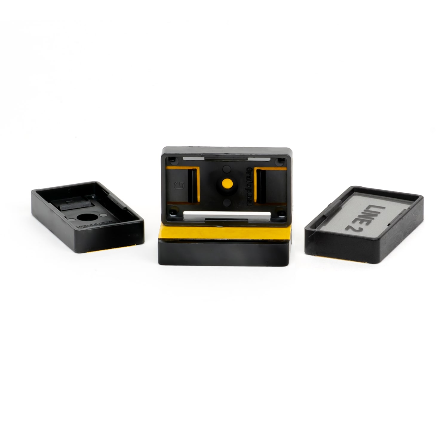 GRAFOPLAST - Portatarghetta adesivo per pulsante. Dimensione 30x17 mm Confezione master carton da 400 pezzi SIT0A06MC