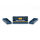 GRAFOPLAST - Portatarghetta adesiva Metal Detectable per pulsanti 52x17 mm - confezione da 200 pezzi