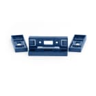 GRAFOPLAST - Portatarghetta non adesiva Metal-Detectable 52x17 mm - 96pezzi