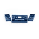 GRAFOPLAST - Portatarghetta non adesiva Metal-Detectable 52x17 mm - 96pezzi