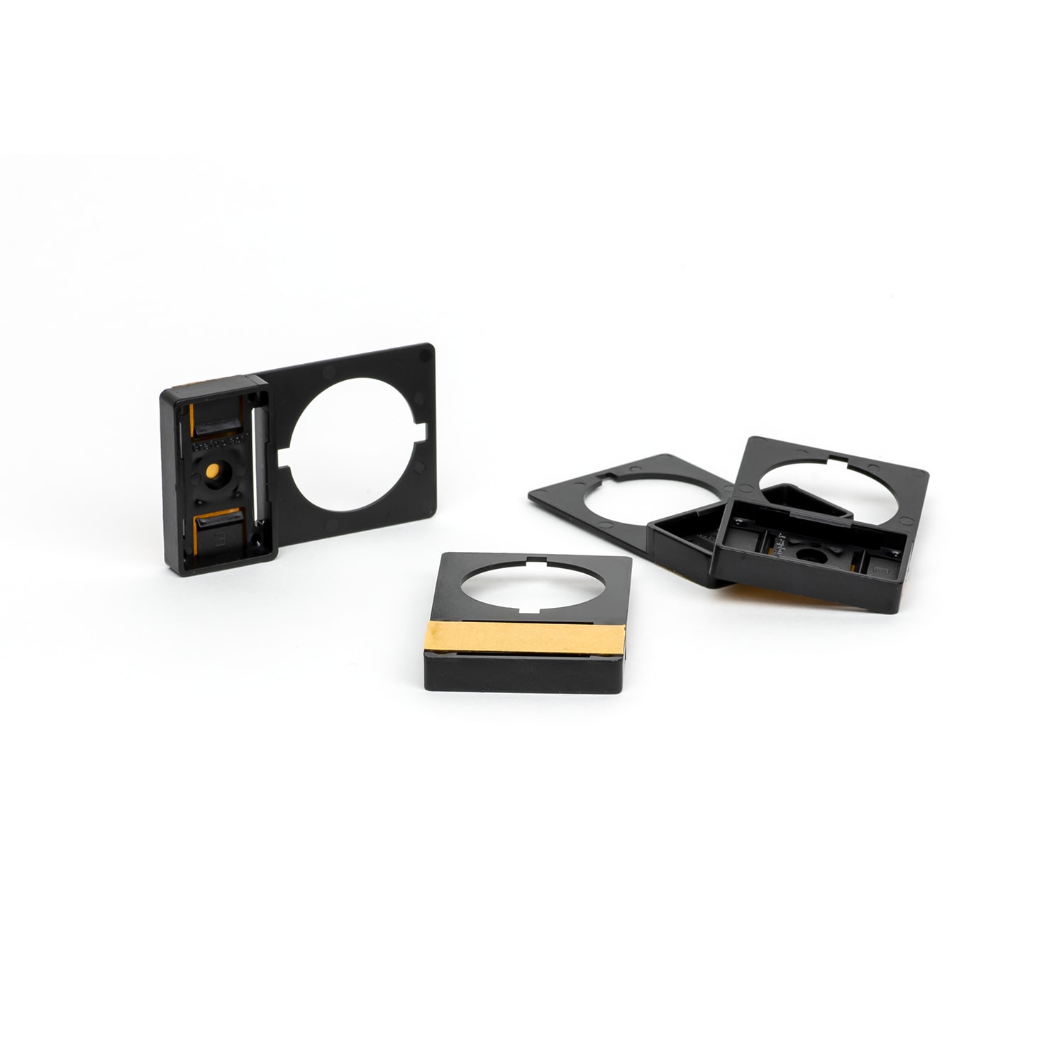 GRAFOPLAST - Portatarghetta adesivo per pulsante. Confezione da 192 pezzi