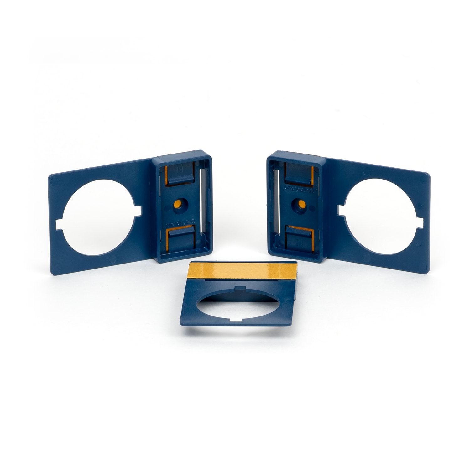 GRAFOPLAST - Portatarghetta adesivo Metal Detectable per pulsante. Dimensione 30x17 mm Confezione da 192 pezzi SIT0B05UMD