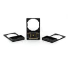 GRAFOPLAST - Portatarghetta adesivo per pulsanti Telemecanique, ZB4, 30x17 mm confezione da 192 pezzi