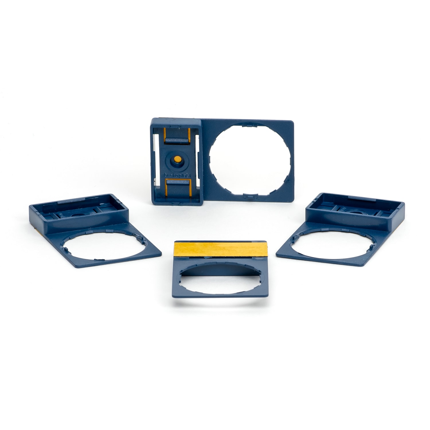 GRAFOPLAST - Portatarghetta adesivo per pulsanti ZB4 Metal Detectable 30x48 mm - confezione da 192 pezzi SIT0B07UMD