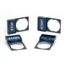 GRAFOPLAST - Portatarghetta non adesivo per pulsanti ZB4 Metal Detectable 30x48 mm - confezione da 192 pezzi