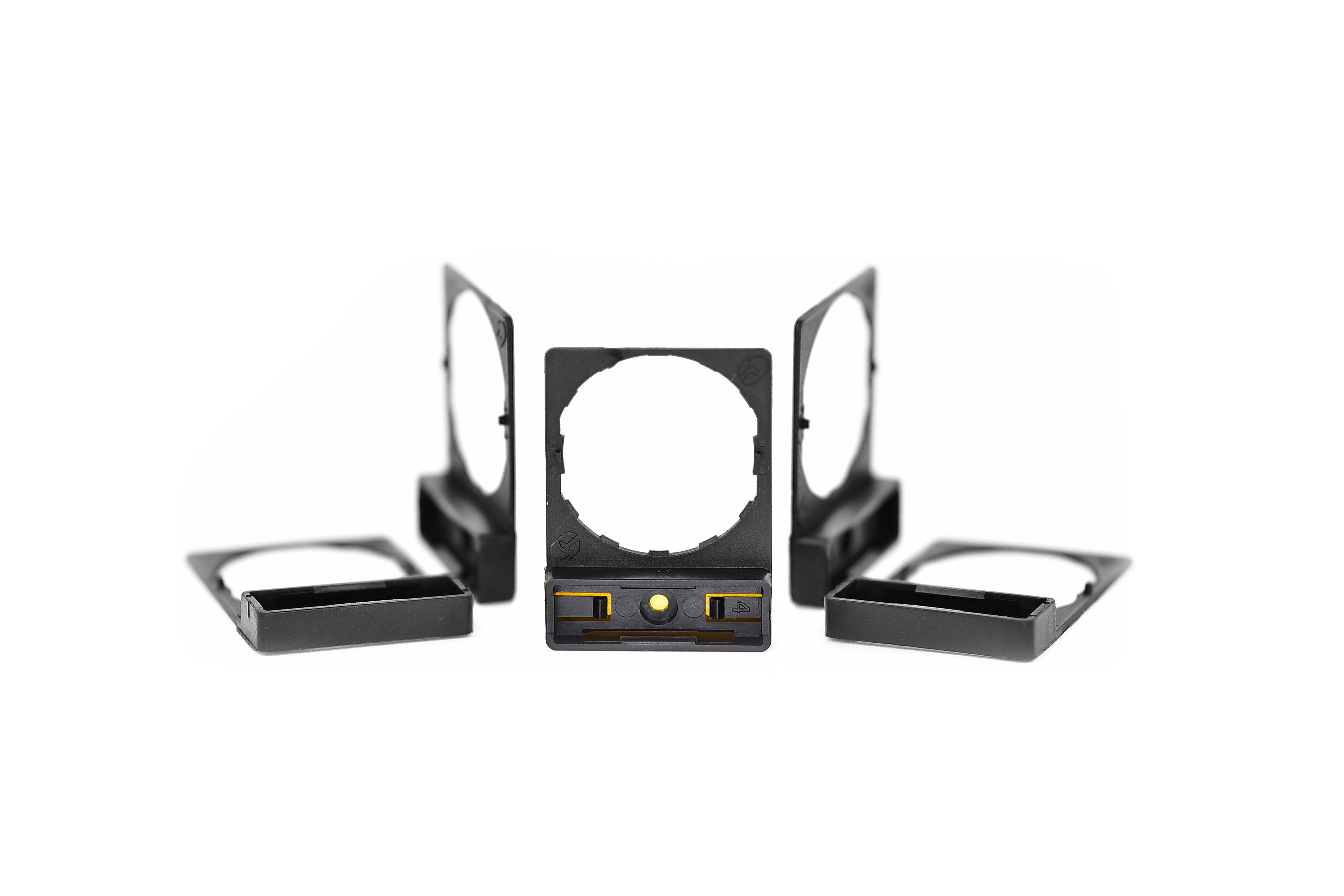 GRAFOPLAST - Portatarga Non Adesiva per Pulsanti Télémécanique/Harmony ZB4 dim. 30 x 11 mm - 192pezzi